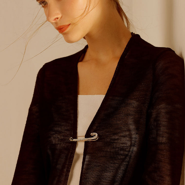 Rhinestone Anti-exposure Brooch