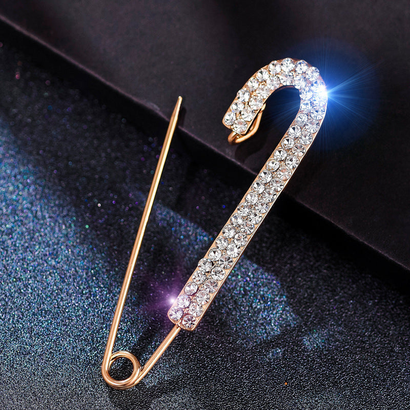 Rhinestone Anti-exposure Brooch