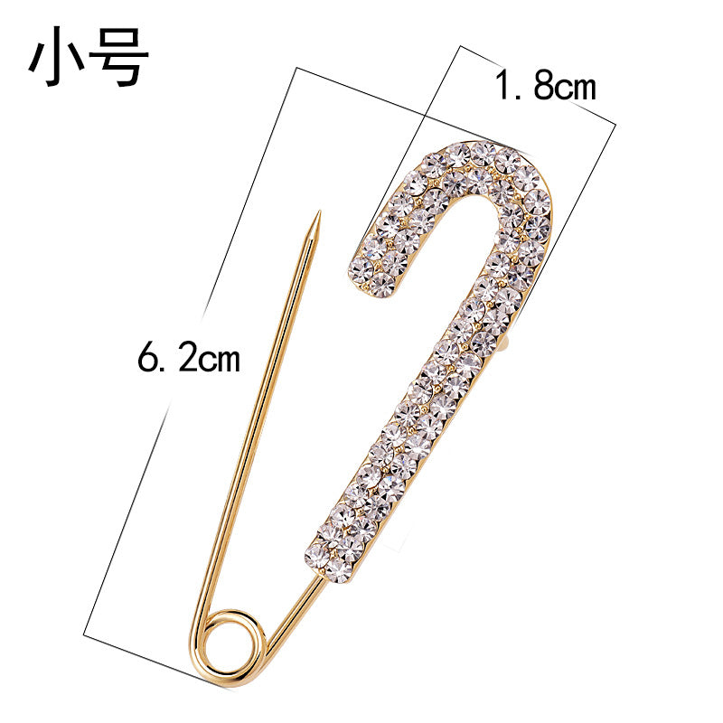 Rhinestone Anti-exposure Brooch
