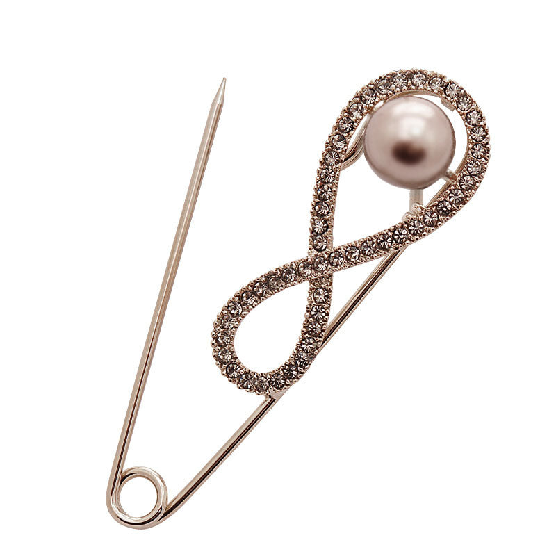 Rhinestone Anti-exposure Brooch