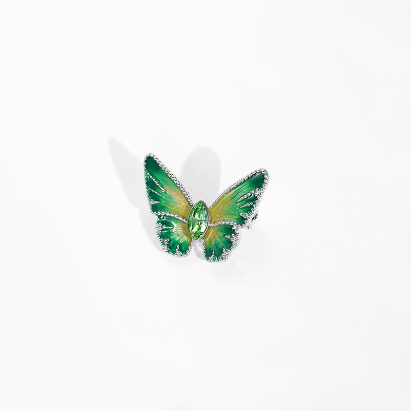 Broche te mariposa te esmalte