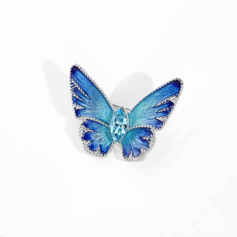 Broche te mariposa te esmalte