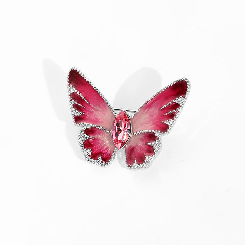 Broche te mariposa te esmalte