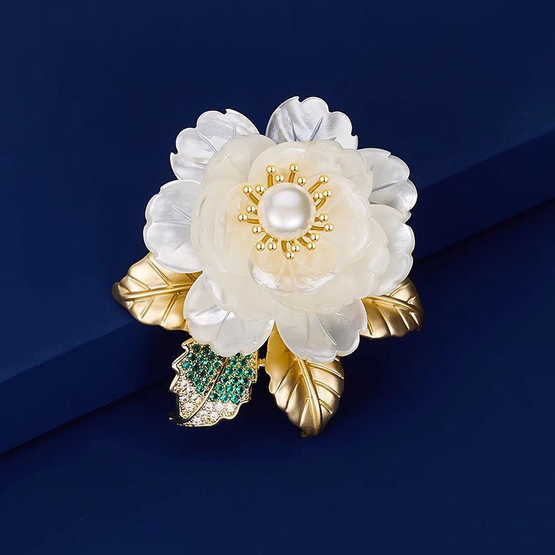 Peony Brooch