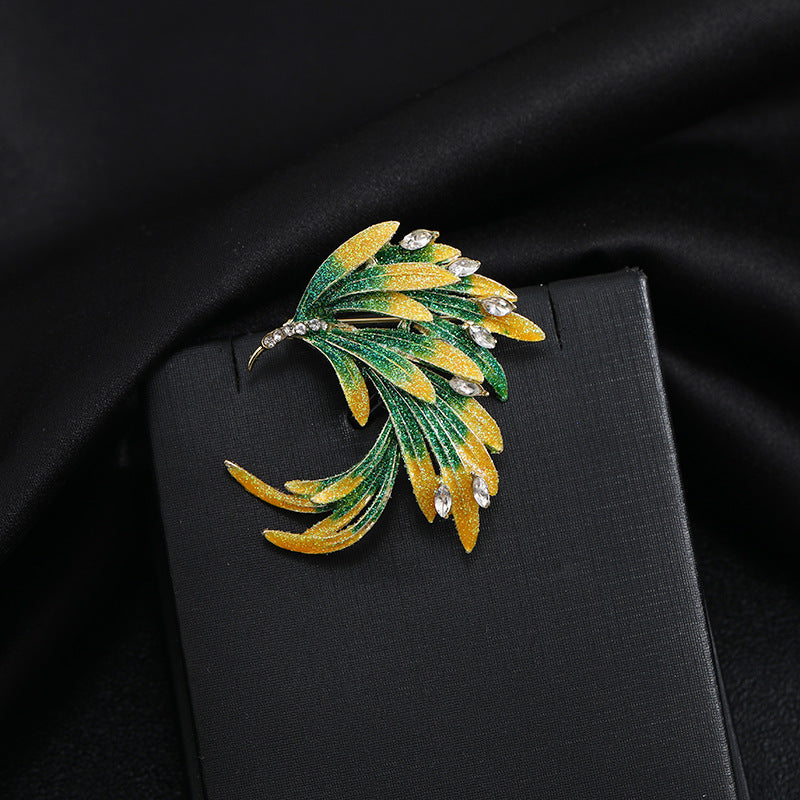 Phoenix Feather Brooch