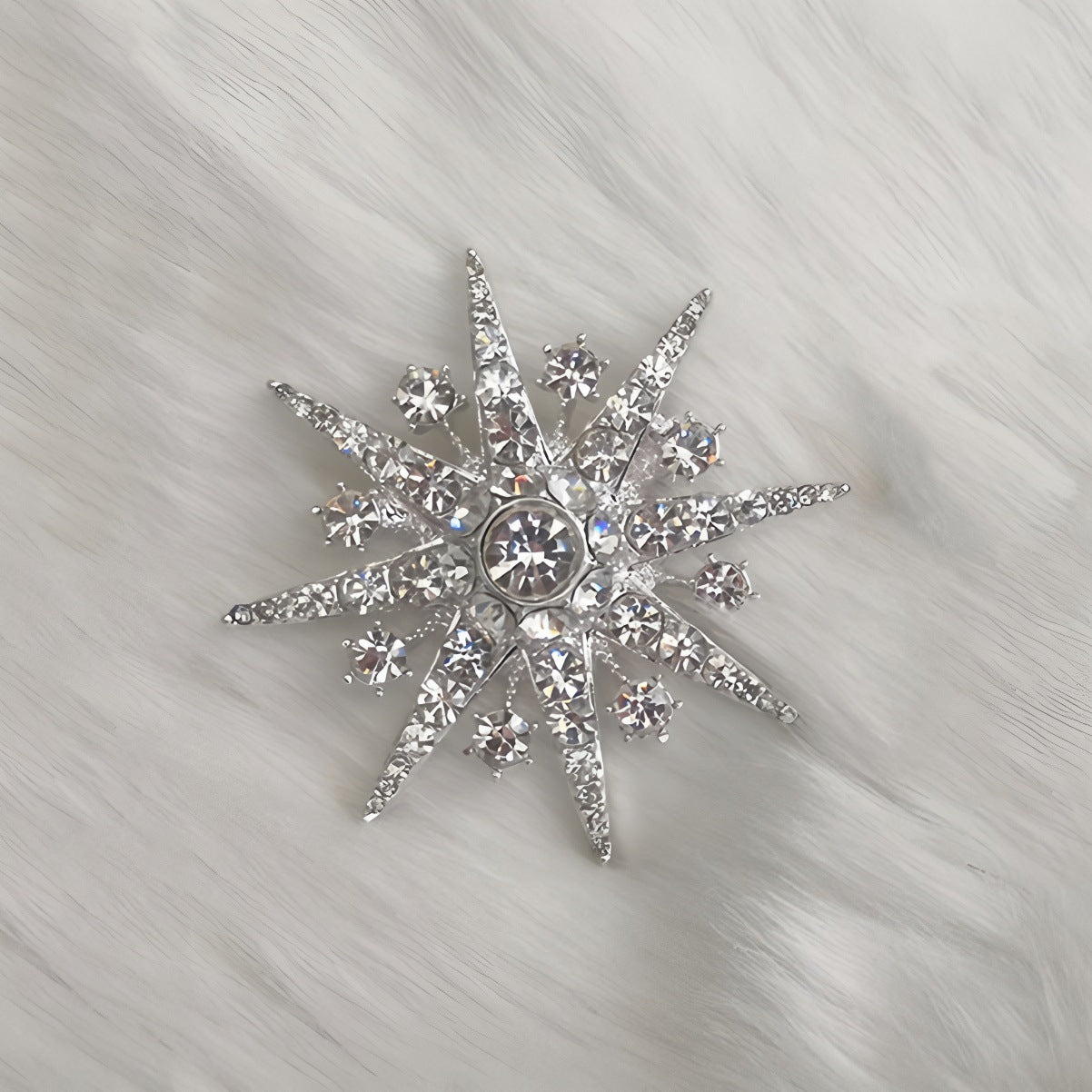 Snowflake brooch