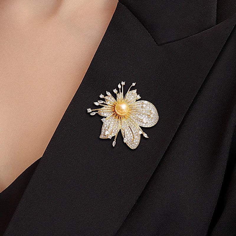 Flower brooch