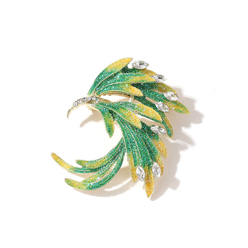 Phoenix Feather Brooch