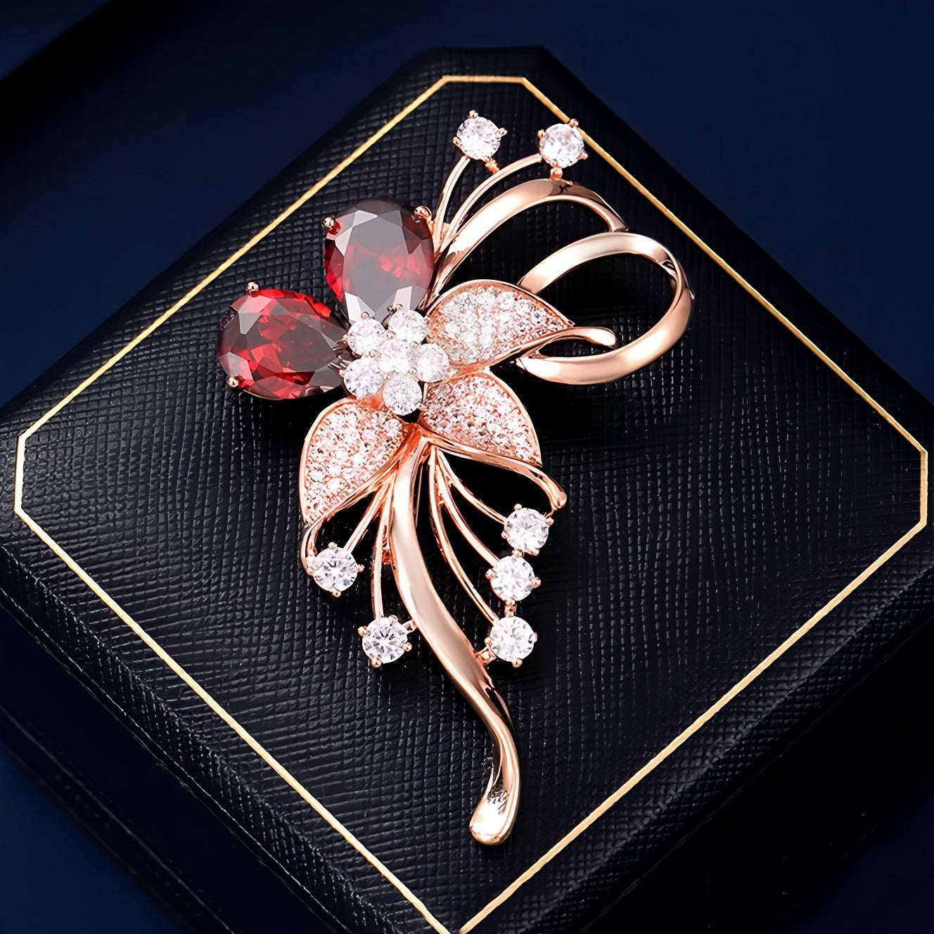 He Jinhua Brooch