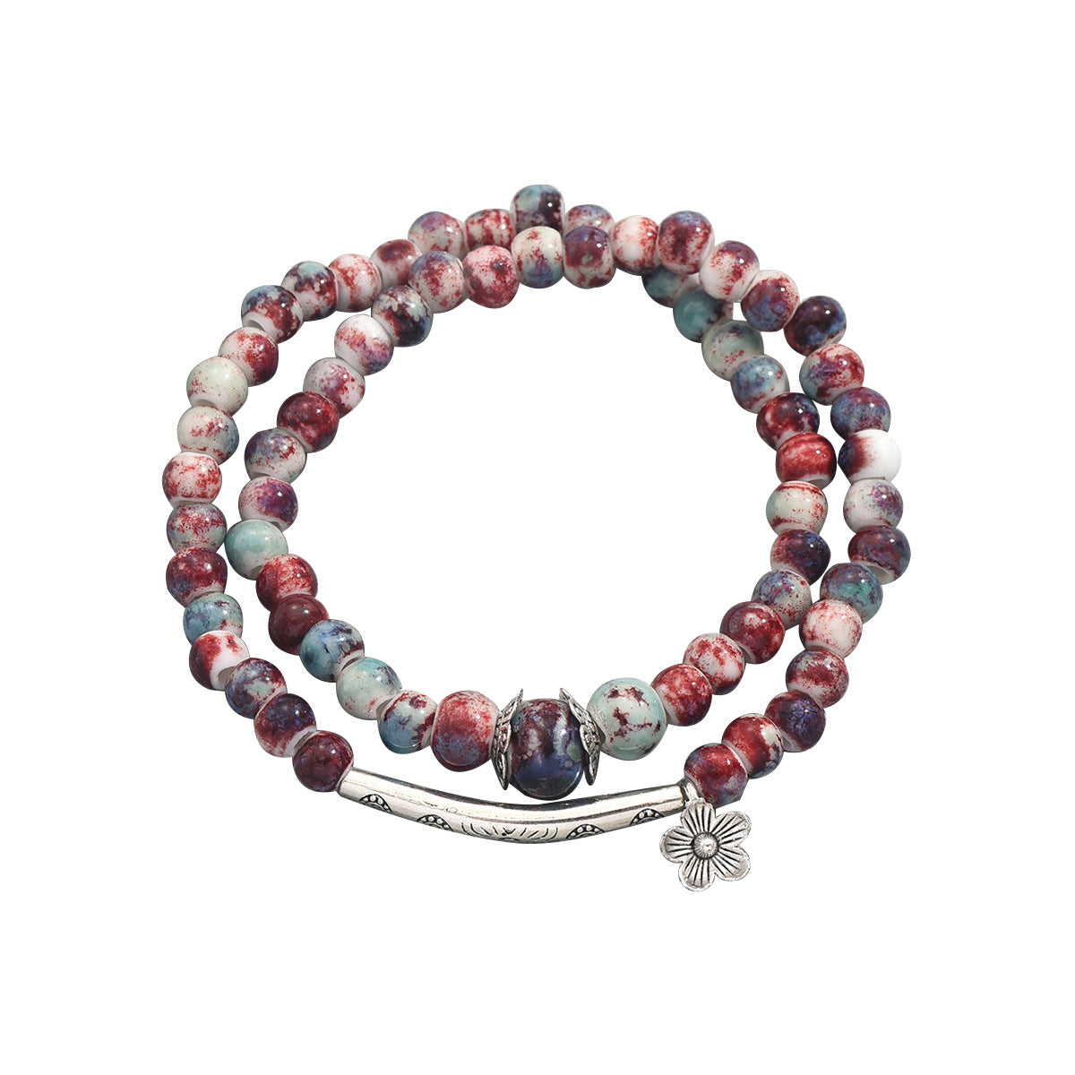 Unique Floral Vintage Pattern Design Niche Bracelet