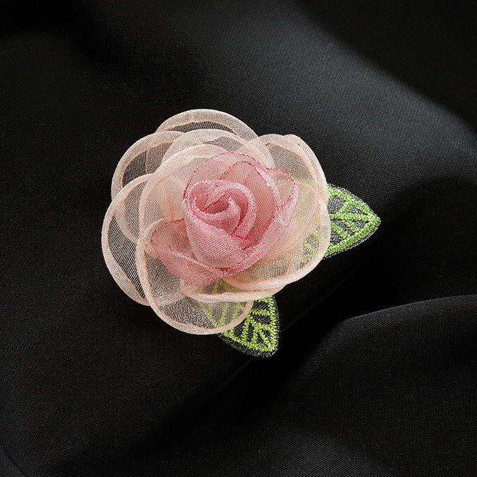 Camellia brooch