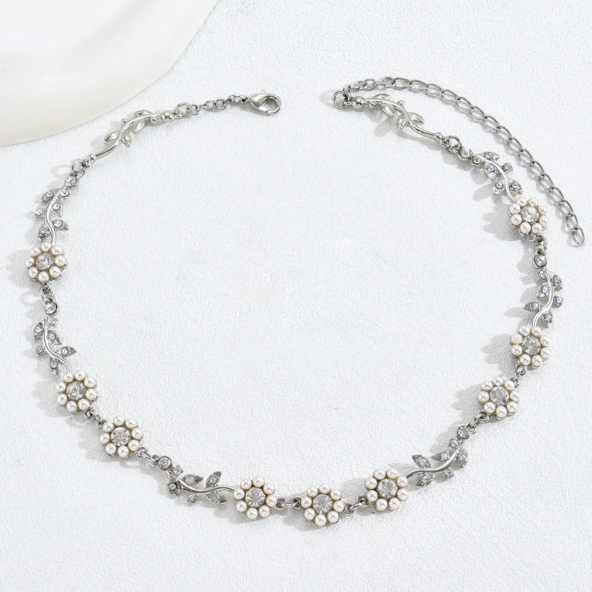 Personalized Pearl Necklace and Earring Set