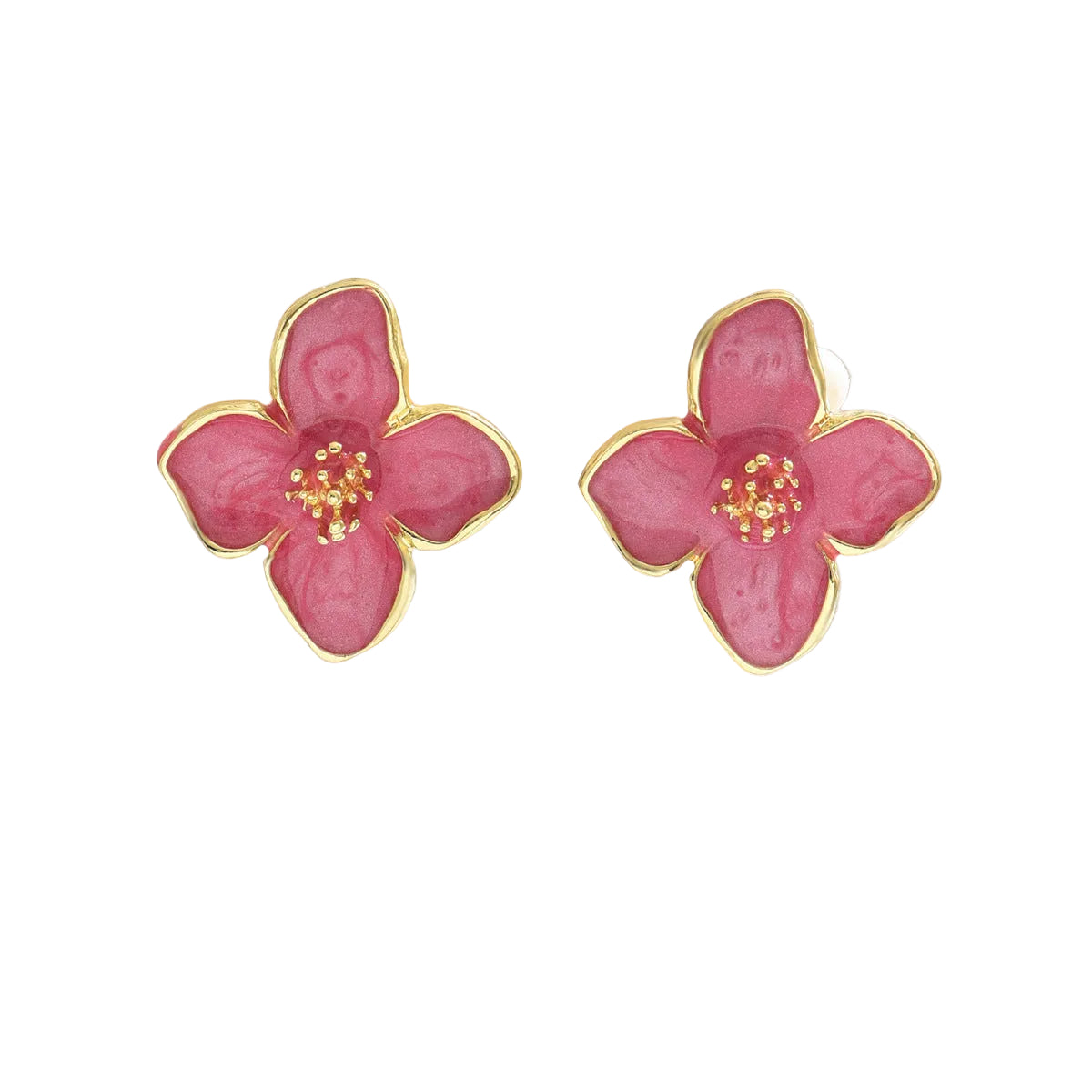 Sweet and elegant flower earrings