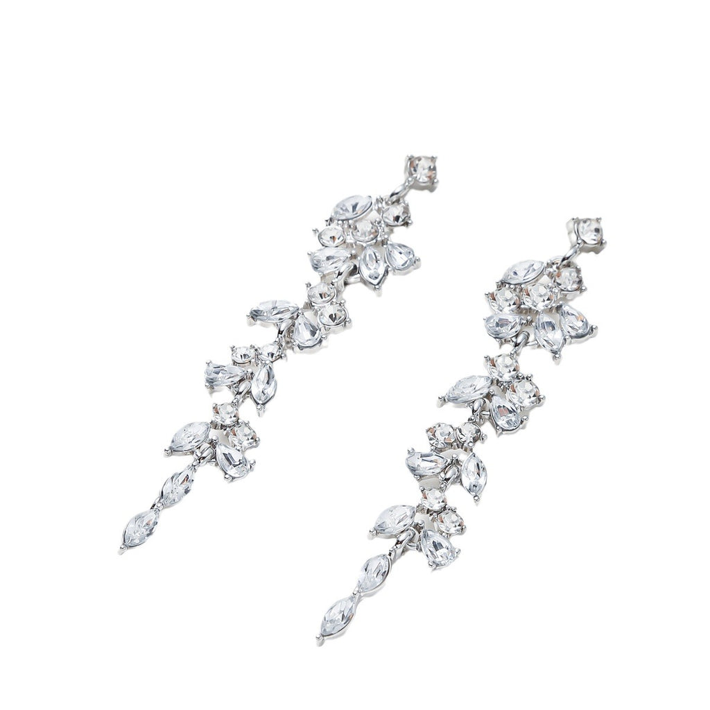 Unique Zircon Wheat Earrings