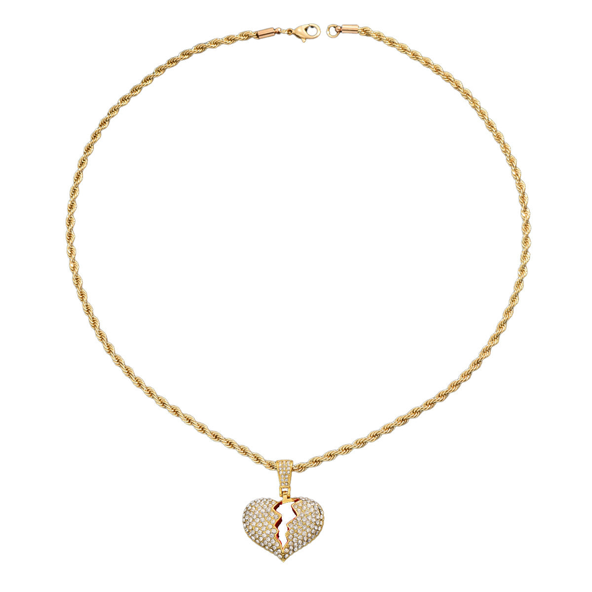 Men's Personalized Diamond-Encrusted Cuban Necklace