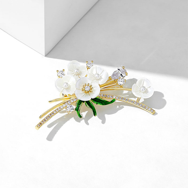 flower brooch
