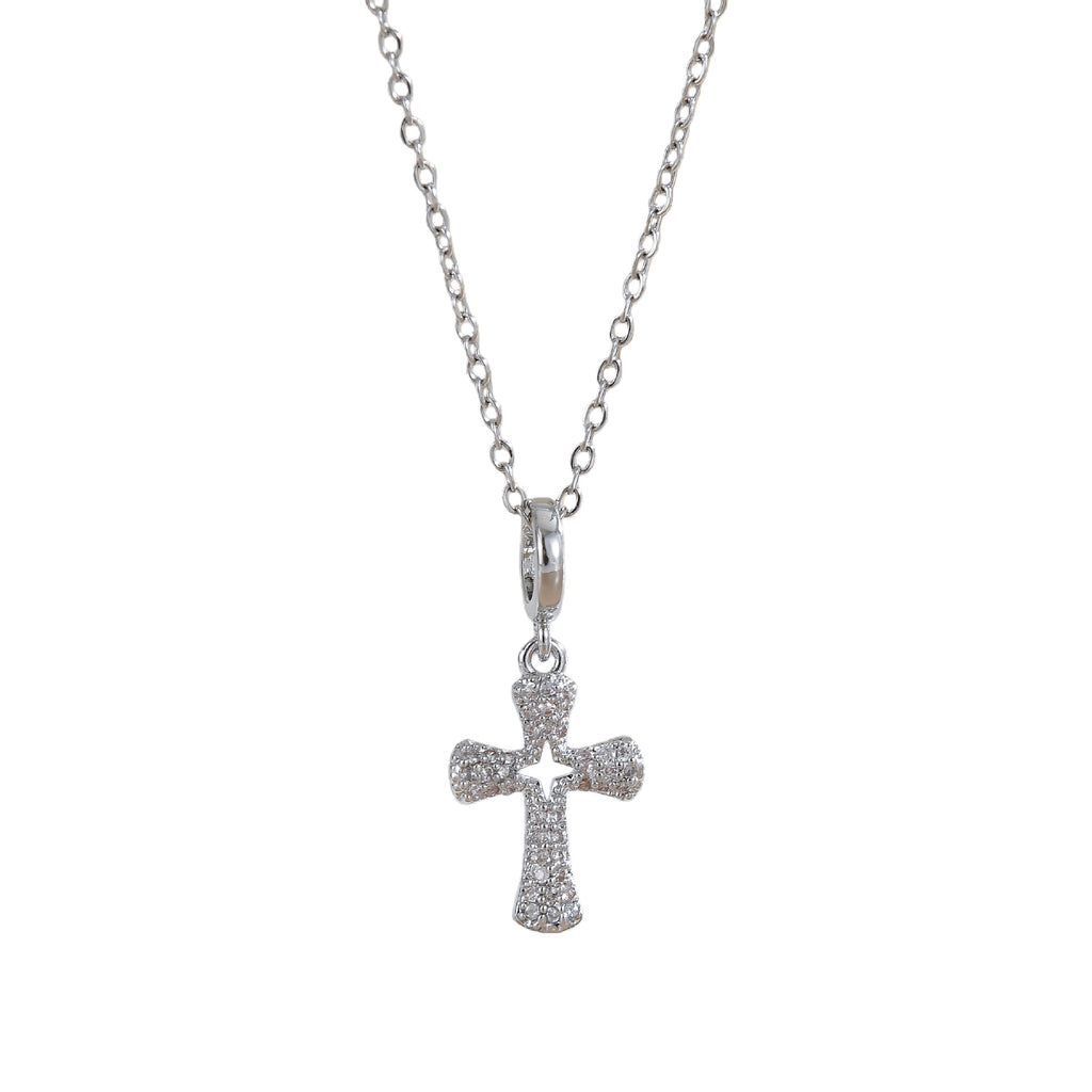 Stone Cross Clavicle Chain