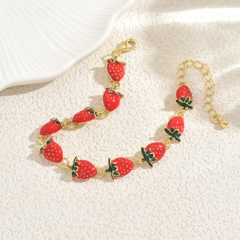 strawberry bracelet