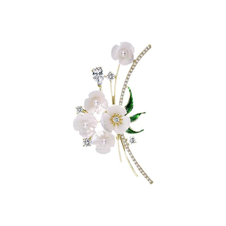 flower brooch