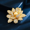 lotus brooch