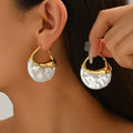 Exquisite pearl-encrusted earrings