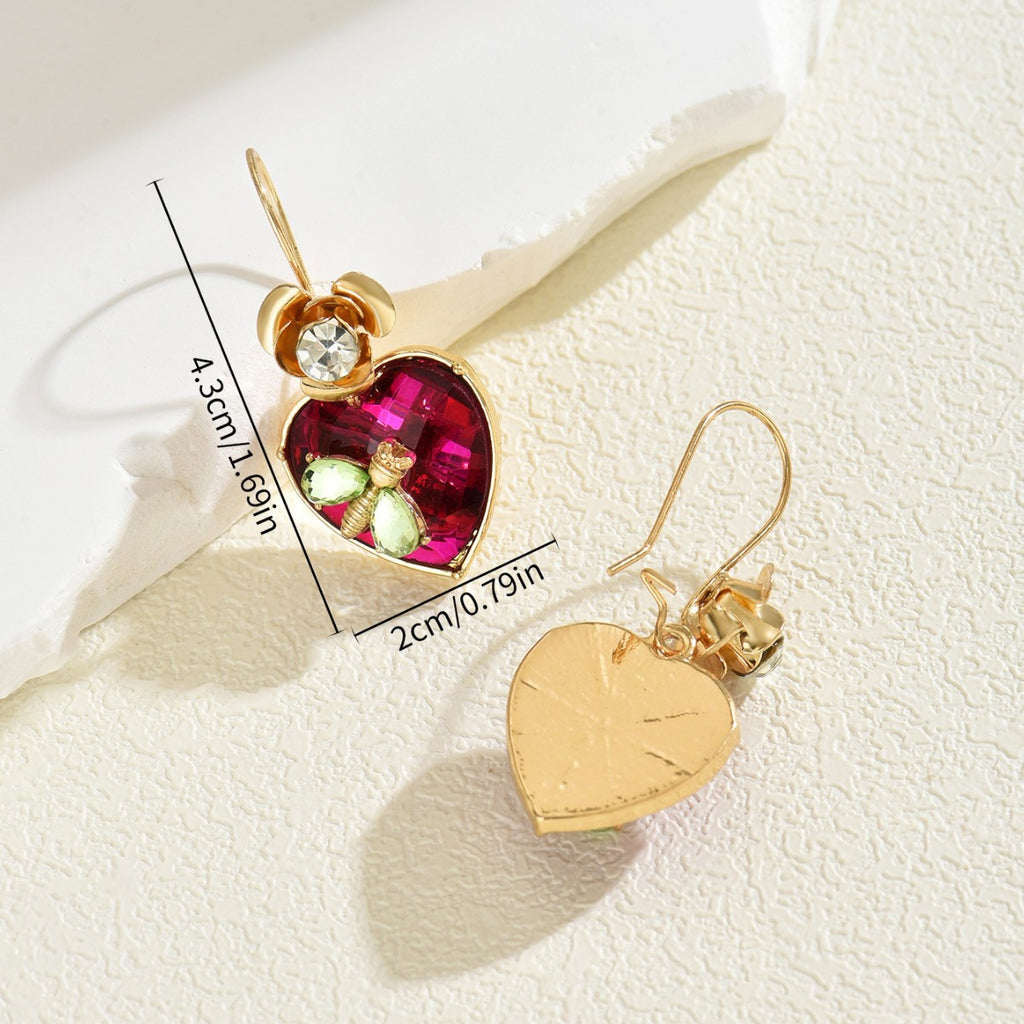 Dragonfly diamond earrings