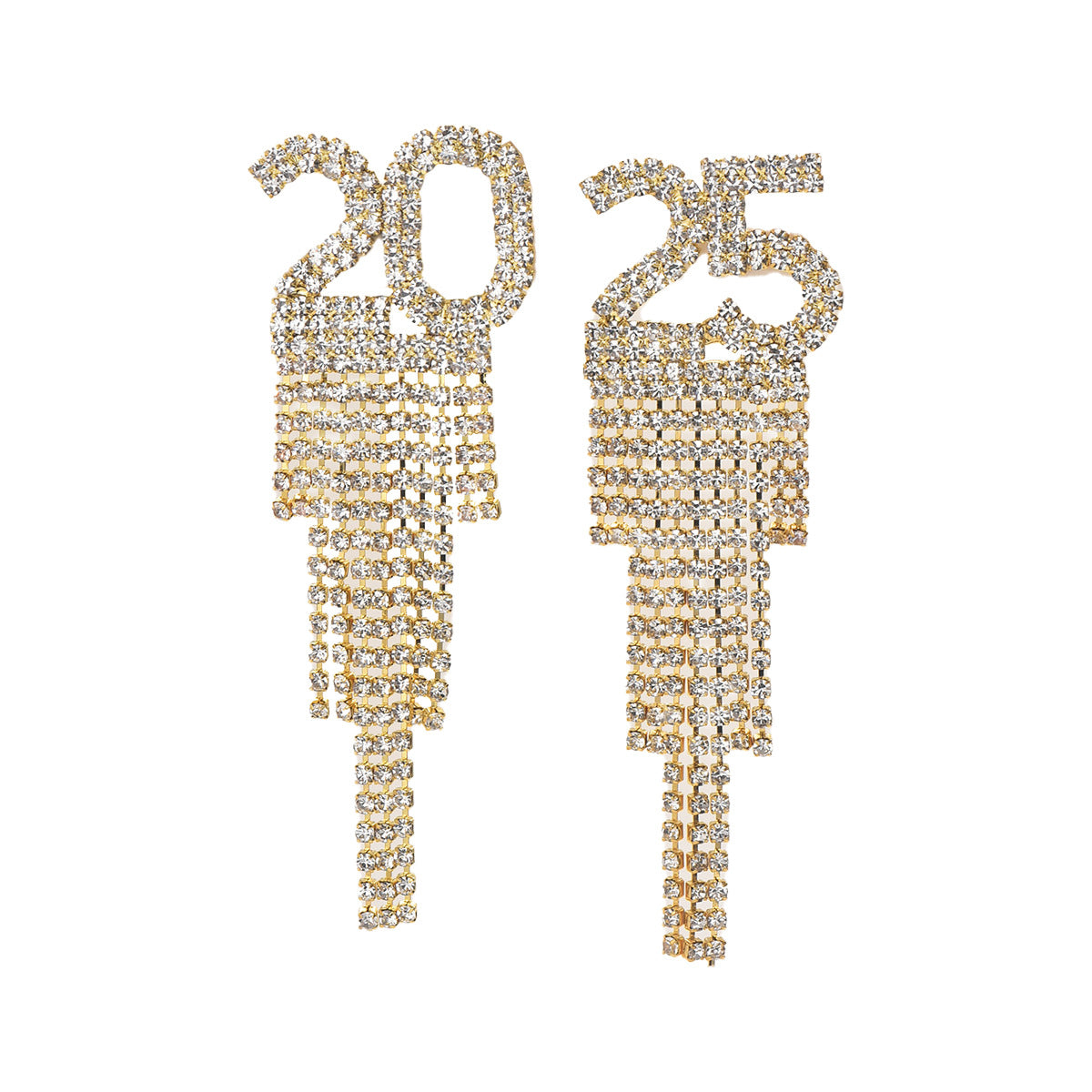Niche Digital Design Diamond Earrings