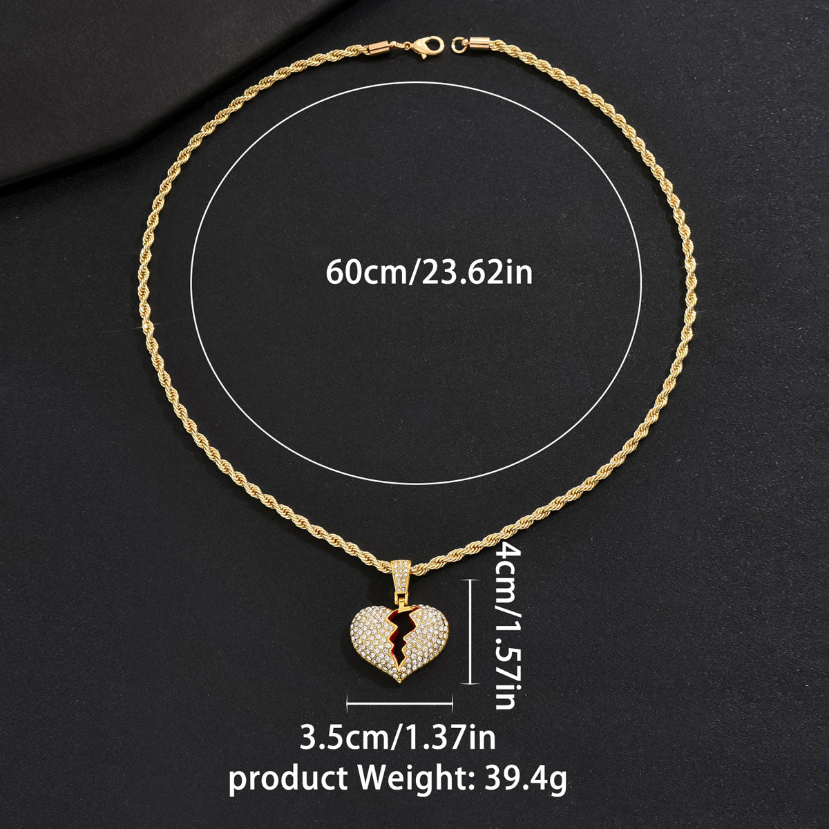 Men's Personalized Diamond-Encrusted Cuban Necklace