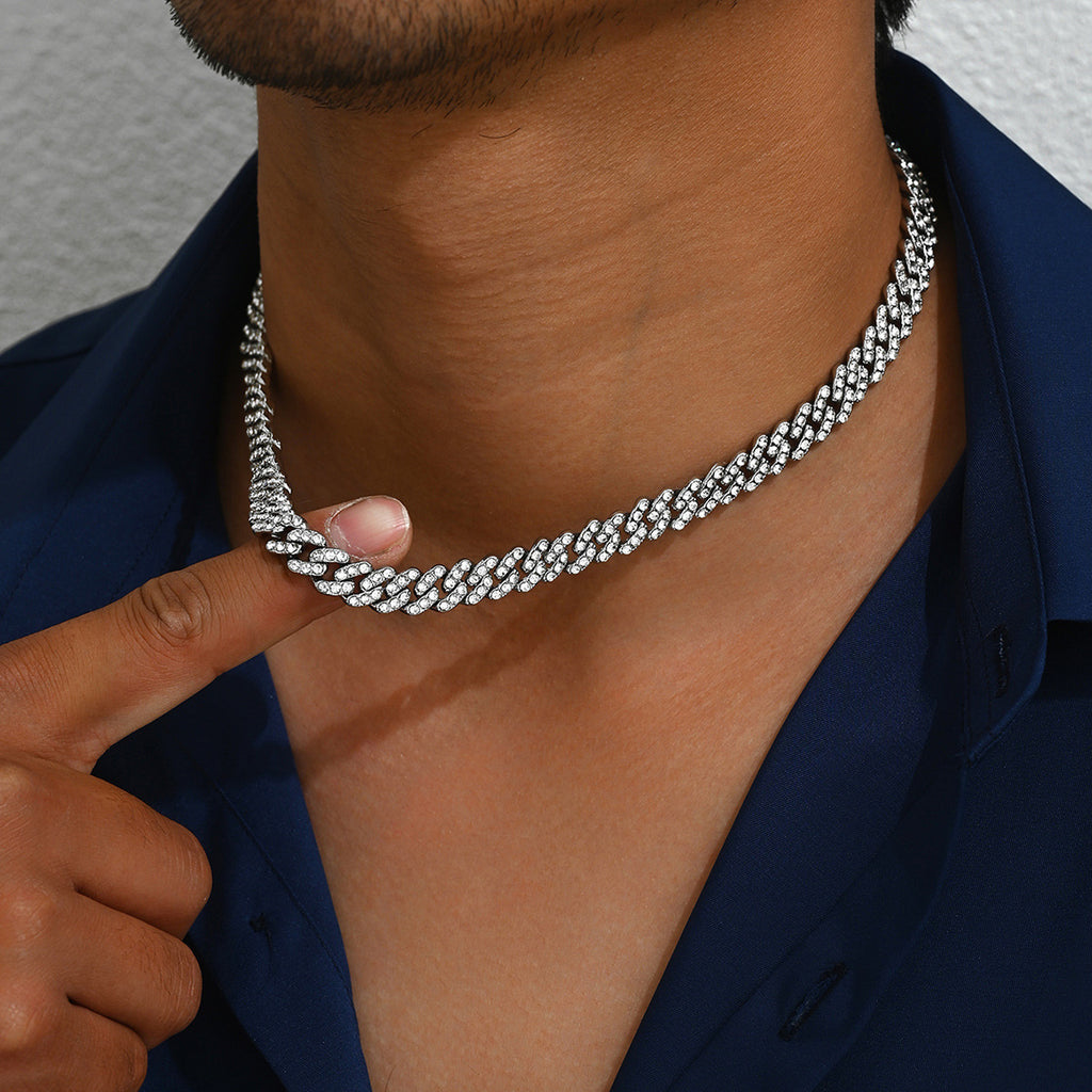 Original niche men's diamond necklace