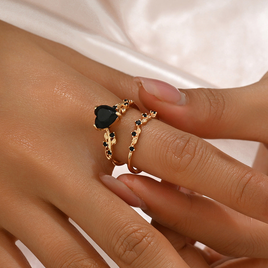 heart-shaped ring