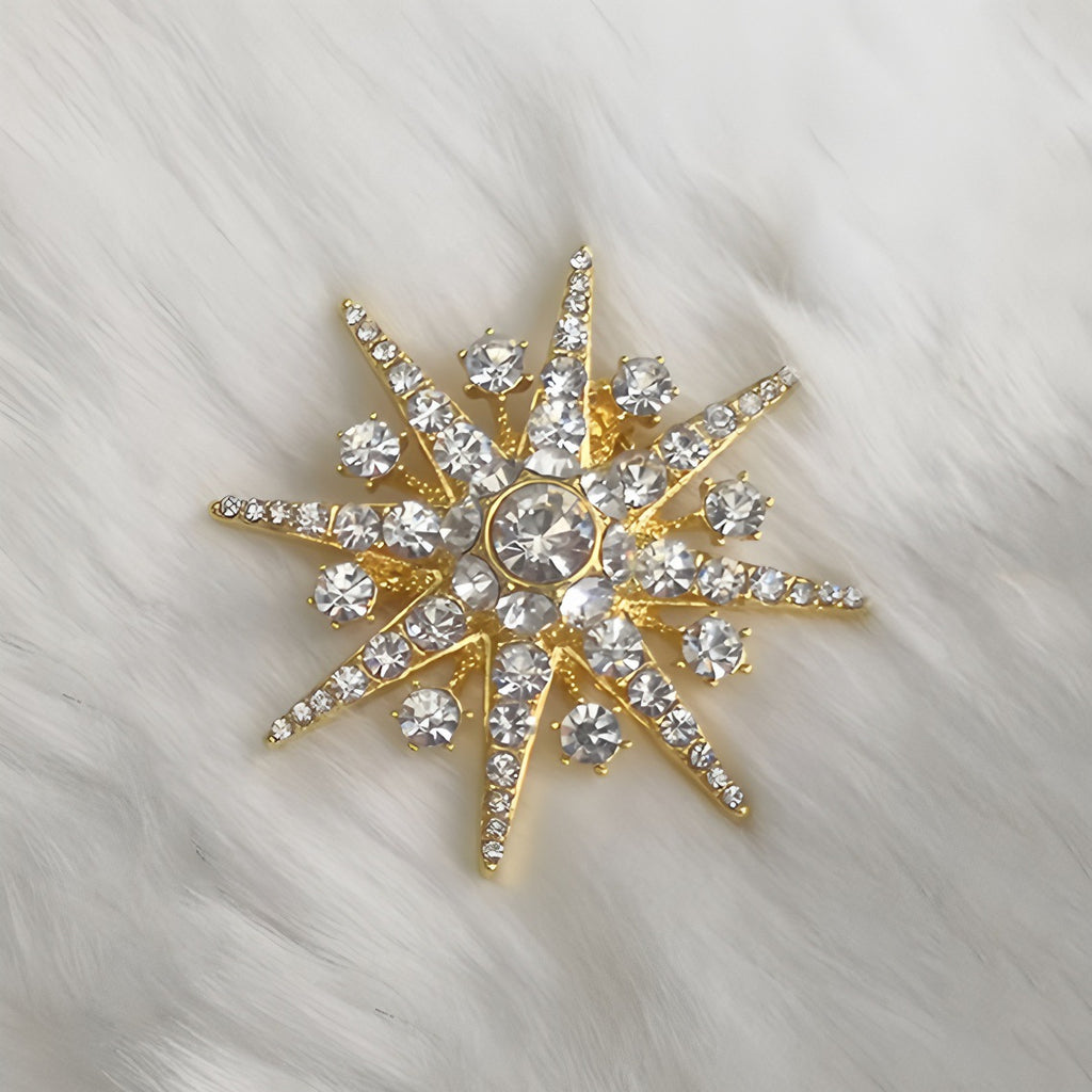 Snowflake brooch