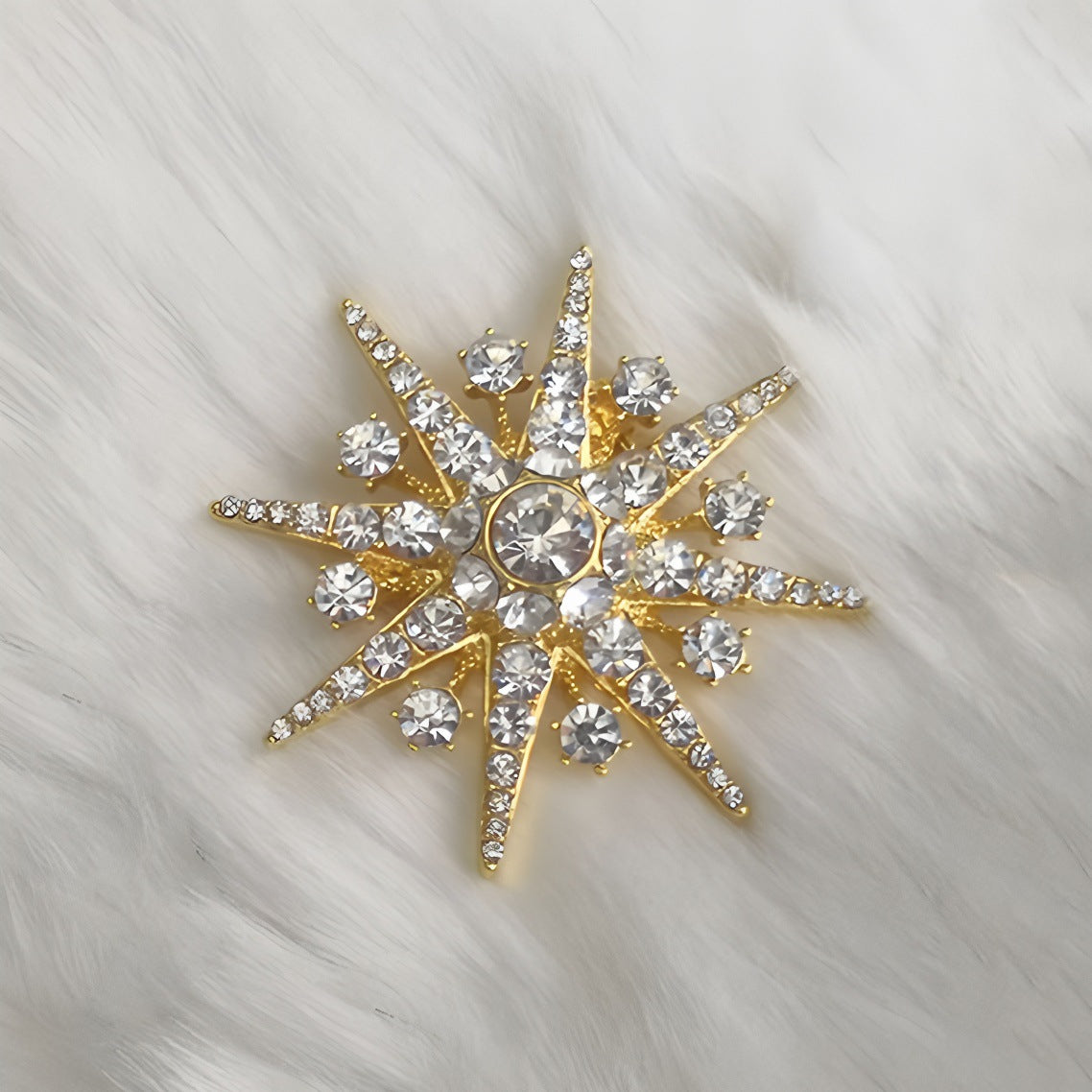 Snowflake brooch