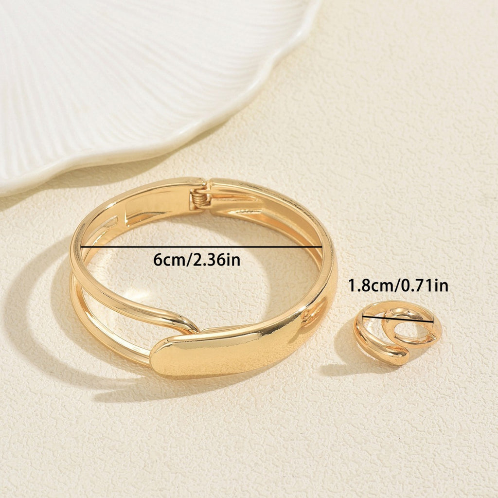 Niche Adjustable Ring and Bracelet Set