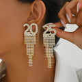 Niche Digital Design Diamond Earrings
