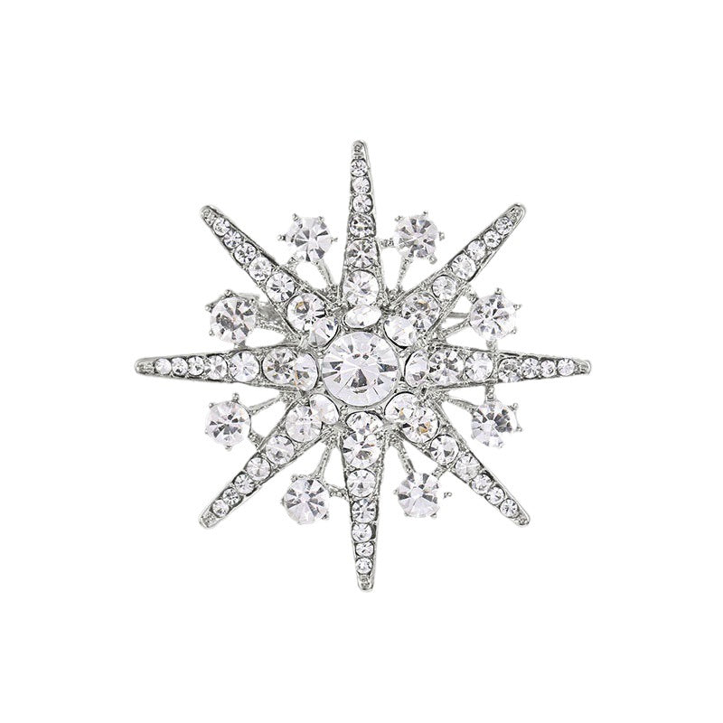 Snowflake brooch