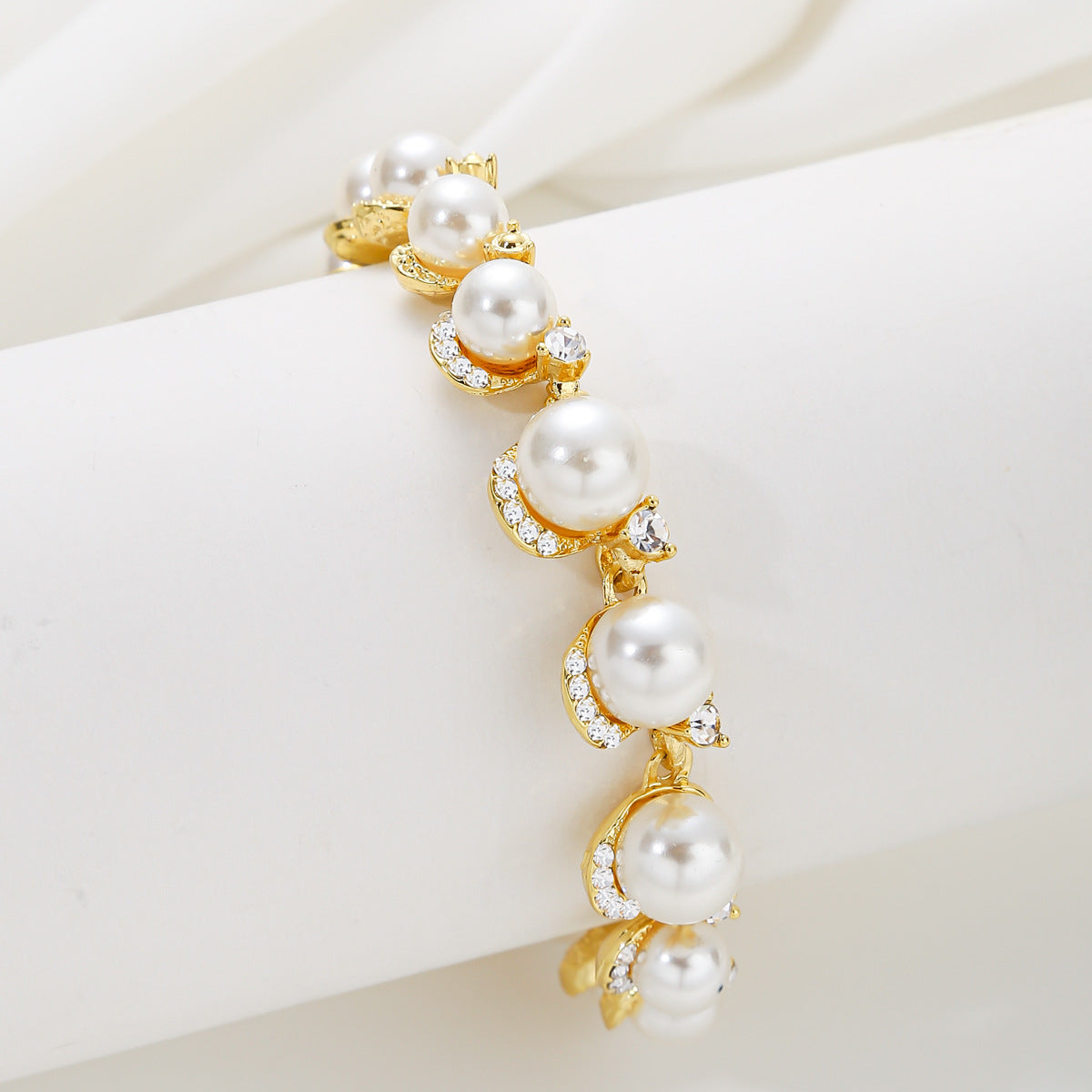 Stone Baroque Imitation Pearl Bracelet
