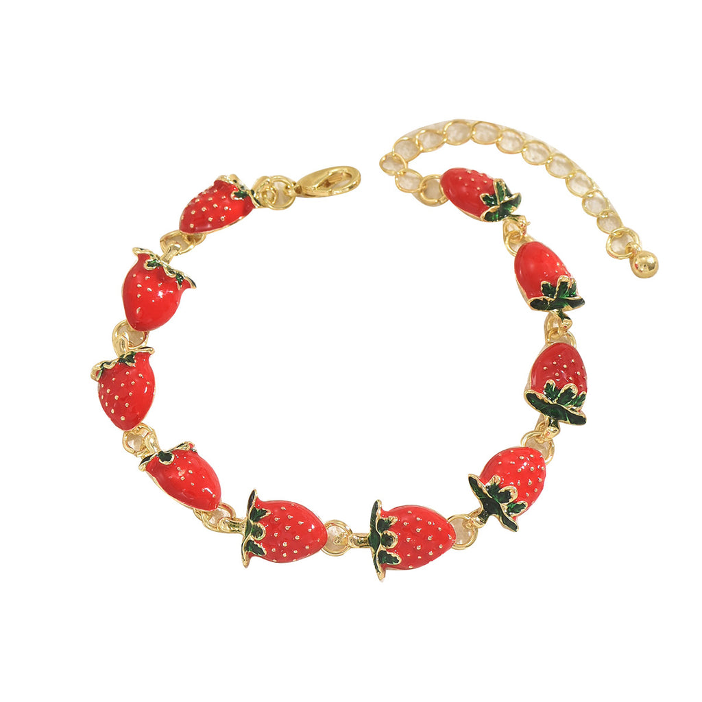 strawberry bracelet