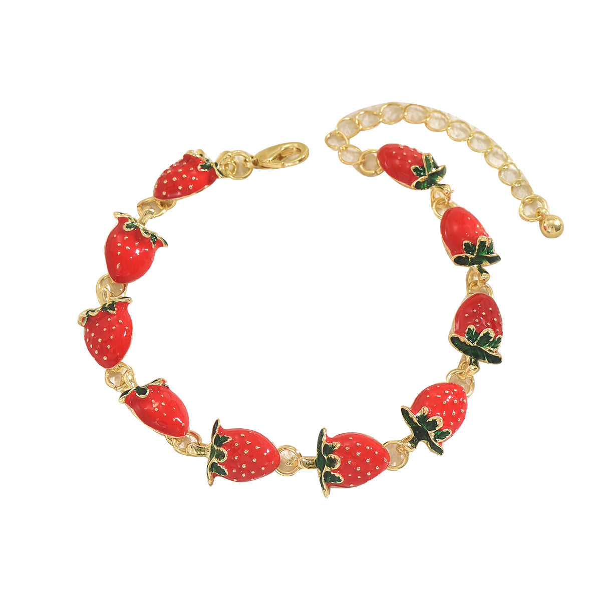 strawberry bracelet