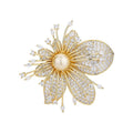 Flower brooch