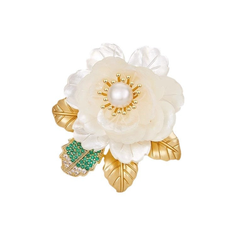 Peony Brooch