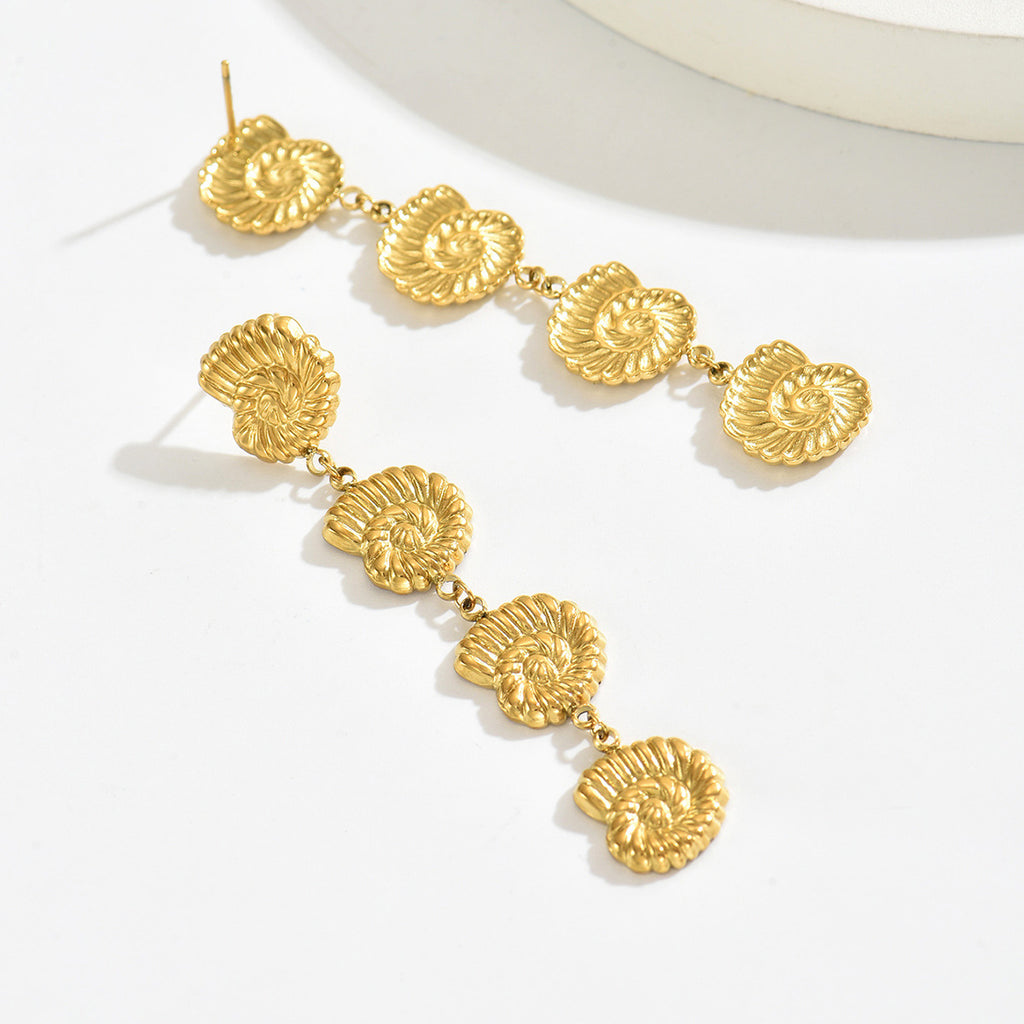 Long shell earrings