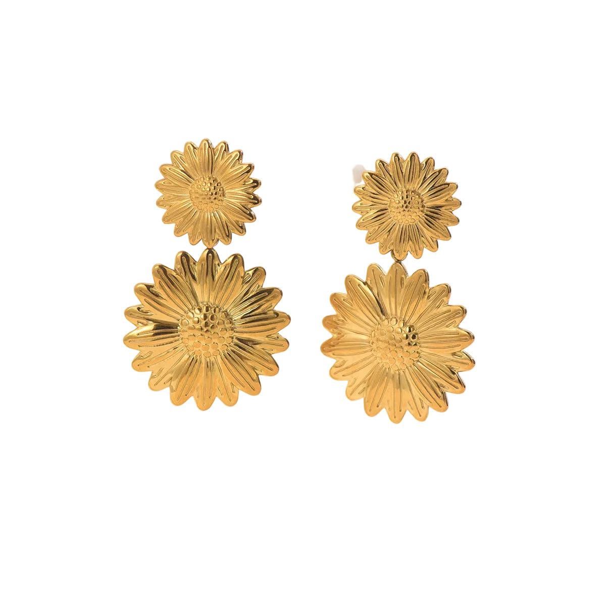 Stylish Sunflower Earrings