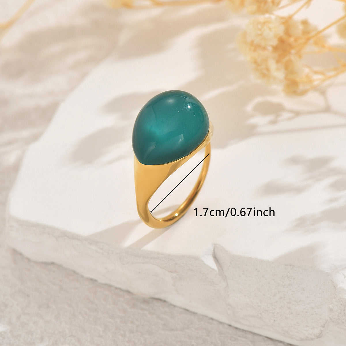 Emerald Open Ring