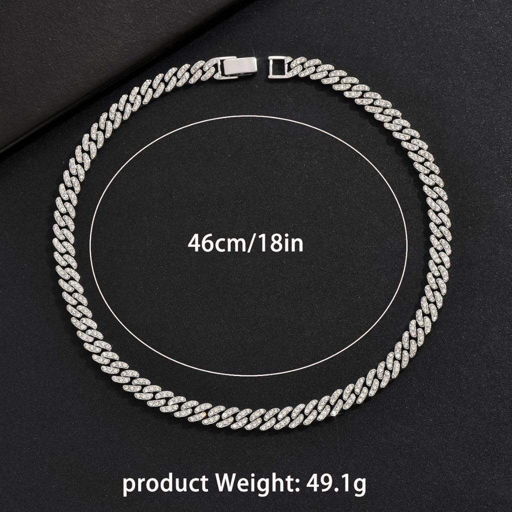 Original niche men's diamond necklace