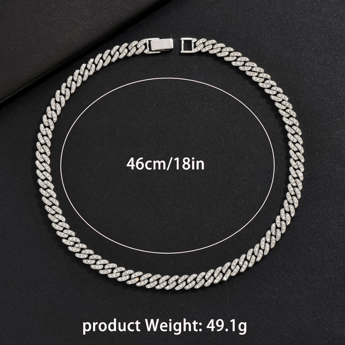 Original niche men's diamond necklace