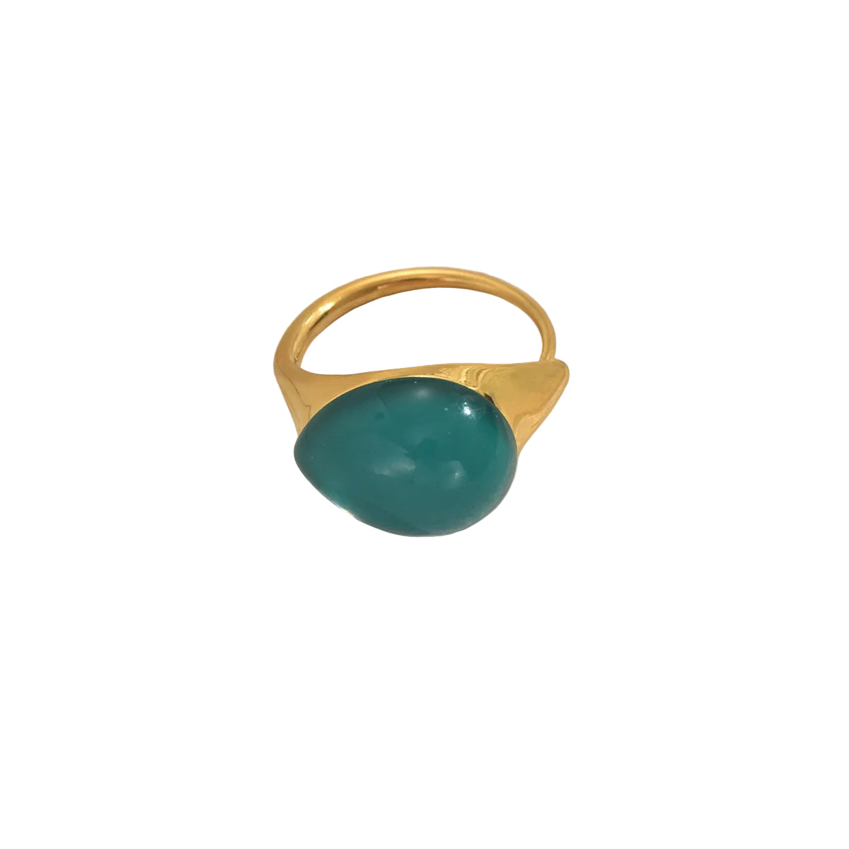 Emerald Open Ring