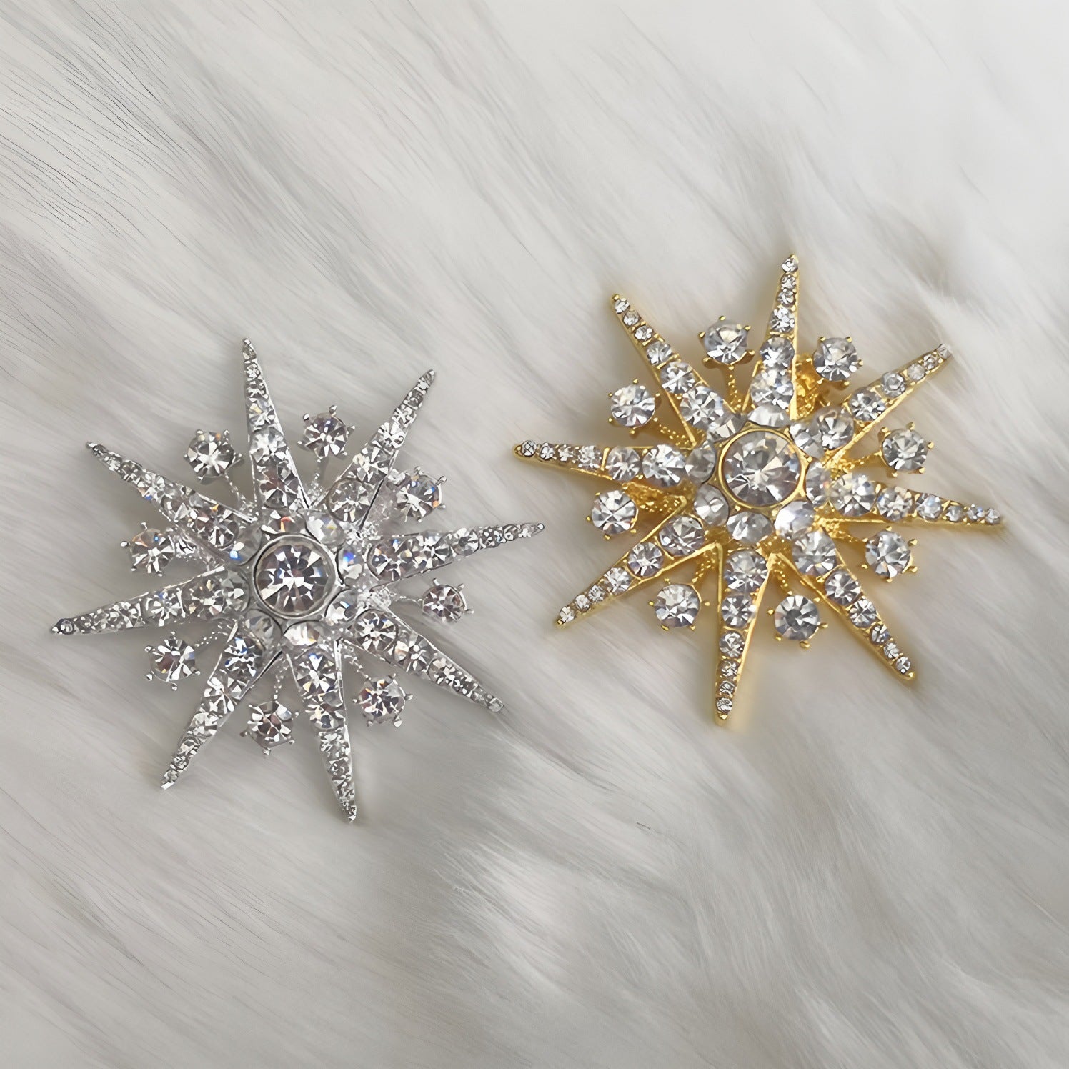 Snowflake brooch