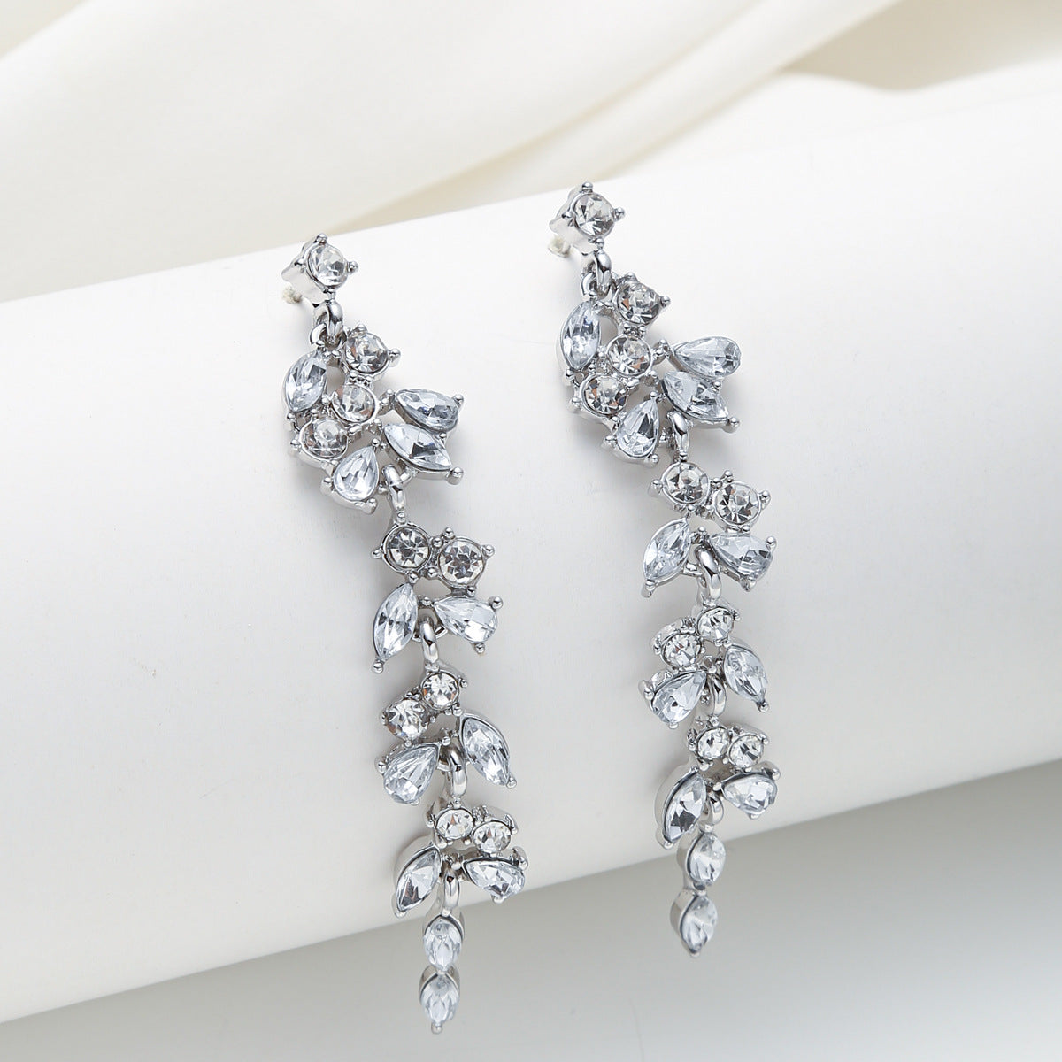 Unique Zircon Wheat Earrings