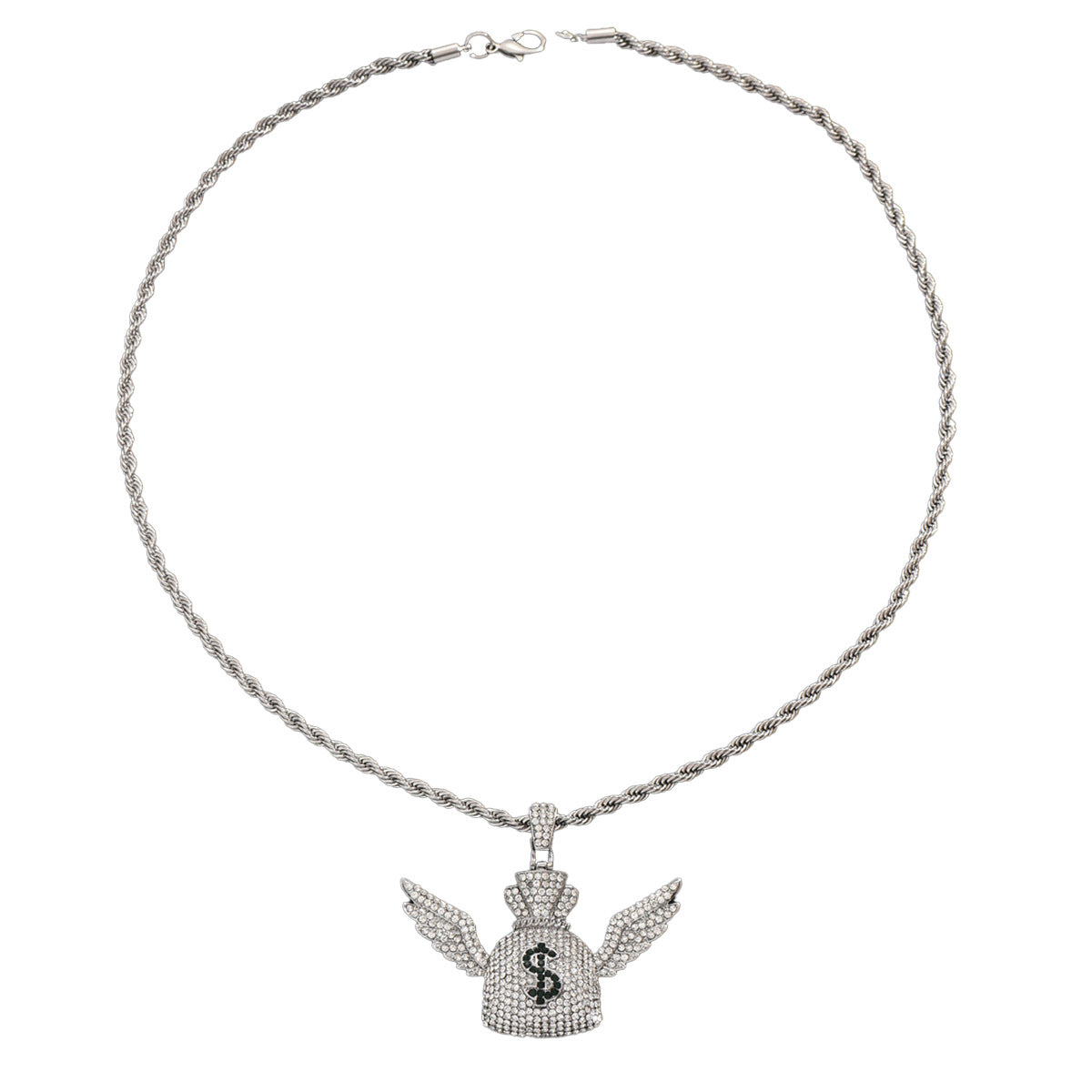 Angel Wings Cuban Necklace