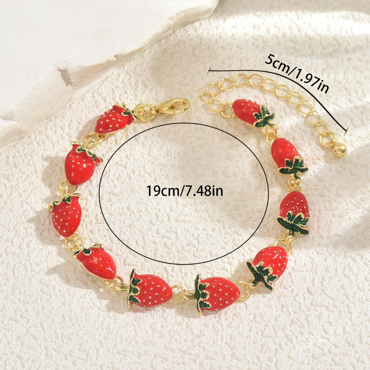 strawberry bracelet